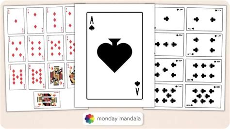 Printable Playing Cards (Free PDF Sheets In 3 Sizes) .